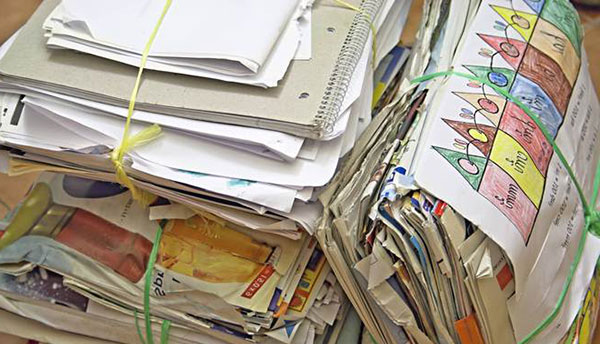 Утилизация и сбор бумаги